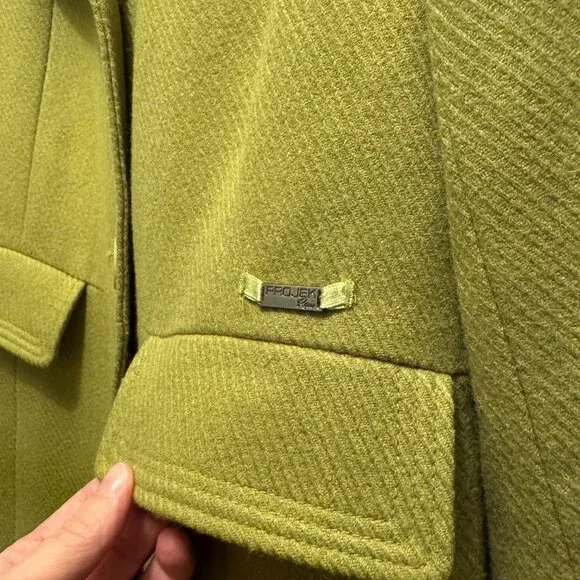 Projek Raw Green Wool Overcoat | Size Medium | EUC - Picture 3 of 8